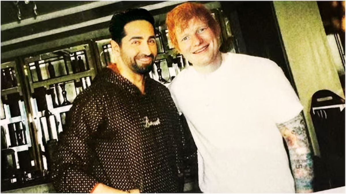 Ayushmann Khurrana treats Ed Sheeran