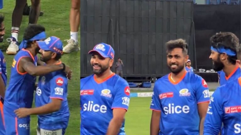 interaction with Rohit Sharma After MI Captaincy Shift